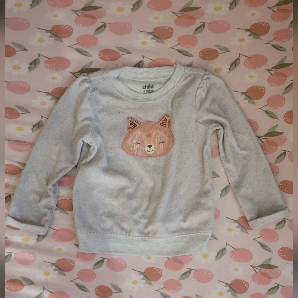 Child of mine Carter's, 24 month girls Fox fleece sweatshirt